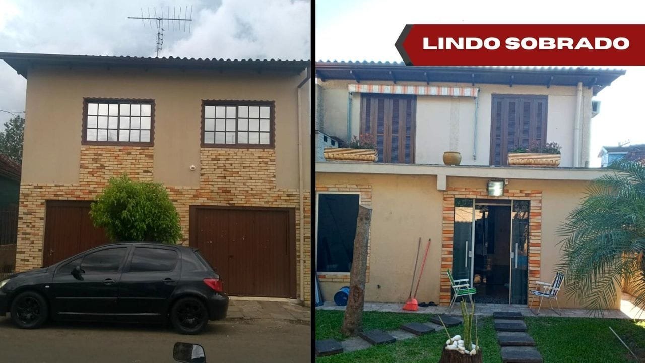 Sobrado de alvenaria com 160m²
