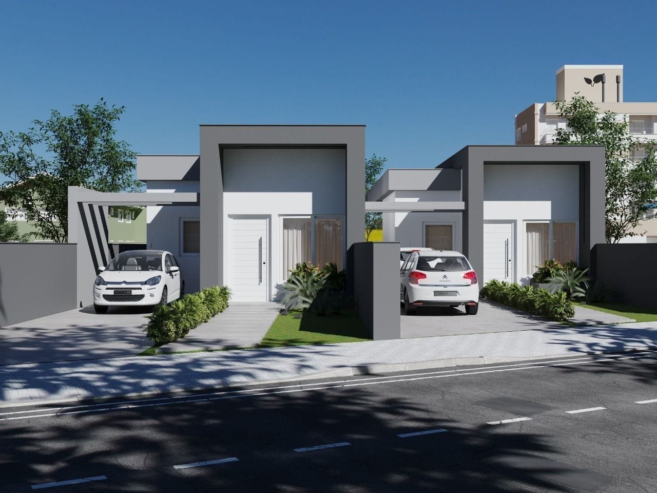 Casas 84 m² e 3 dormitórios